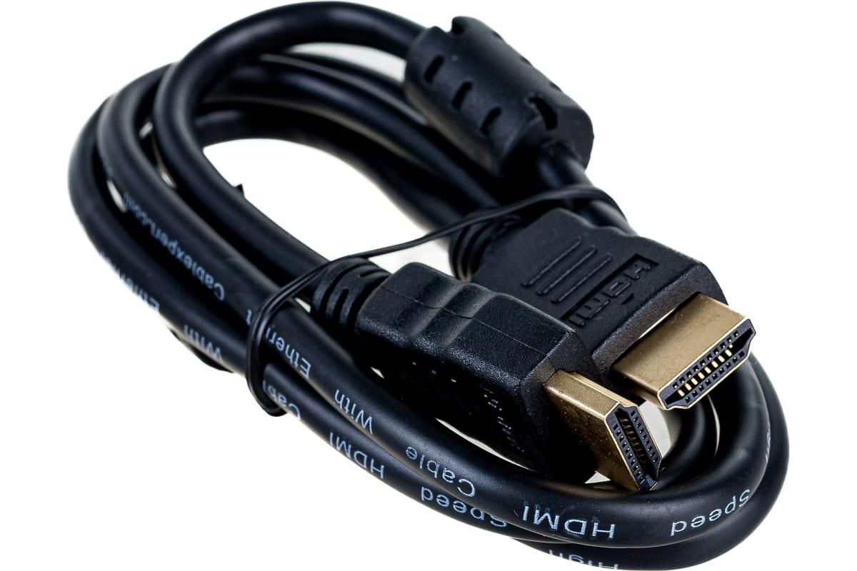 Кабель HDMI - HDMI Cablexpert CCF2-HDMI4-1M 1 м черный - фото 2 - id-p116538727