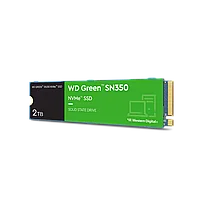 Western Digital WDS200T3G0C Твердотельный накопитель SSD 2000GB GREEN SN350 M.2 2280 NVMe R3200MB/s W3200MB/s