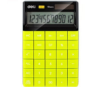 Калькулятор настольный DELI "1589" 12 разрядный, 165,3х103,2х14,7 мм, зеленый