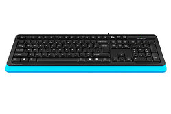 Клавиатура A4tech Fstyler FK10-BLUE USB <105 клавиш, 150см, FN 12 мультимедийных клавиш>