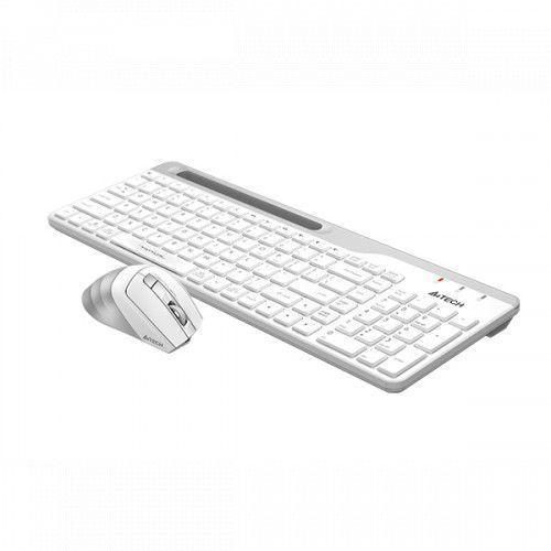 Клавиатура+мышь беспроводная A4tech Fstyler FB2535C-Icy White v2