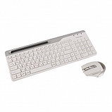 Клавиатура+мышь беспроводная A4tech Fstyler FB2535C-Icy White v2, фото 3