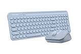 Клавиатура+мышь беспроводная A4tech Fstyler FG3300 Air Blue, фото 2