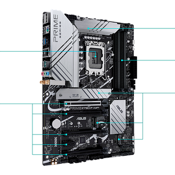 Материнская плата ASUS PRIME Z790-P WIFI LGA1700 4xDDR5 4xSATA3 Raid 3xM.2 HDMI DP ATX