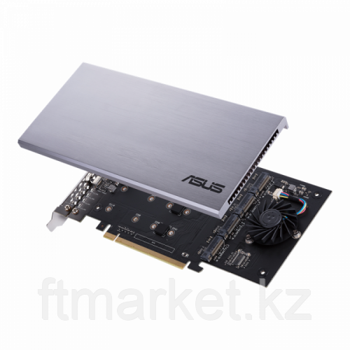 ASUS HYPER M.2 X16 CARD V2 ASUS кеңейту картасы, 4 x M.2 Key M, type 2242/2260/2280/22110, PCI Express x16, фото 1