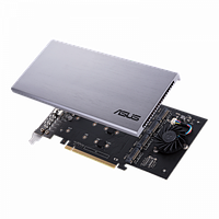 ASUS HYPER M.2 X16 CARD V2 ASUS кеңейту картасы, 4 x M.2 Key M, type 2242/2260/2280/22110, PCI Express x16