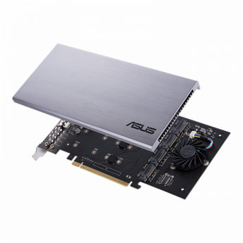 Карта расширения ASUS HYPER M.2 X16 CARD V2 ASUS, 4 x M.2 Key M, type 2242/2260/2280/22110, PCI Express x16