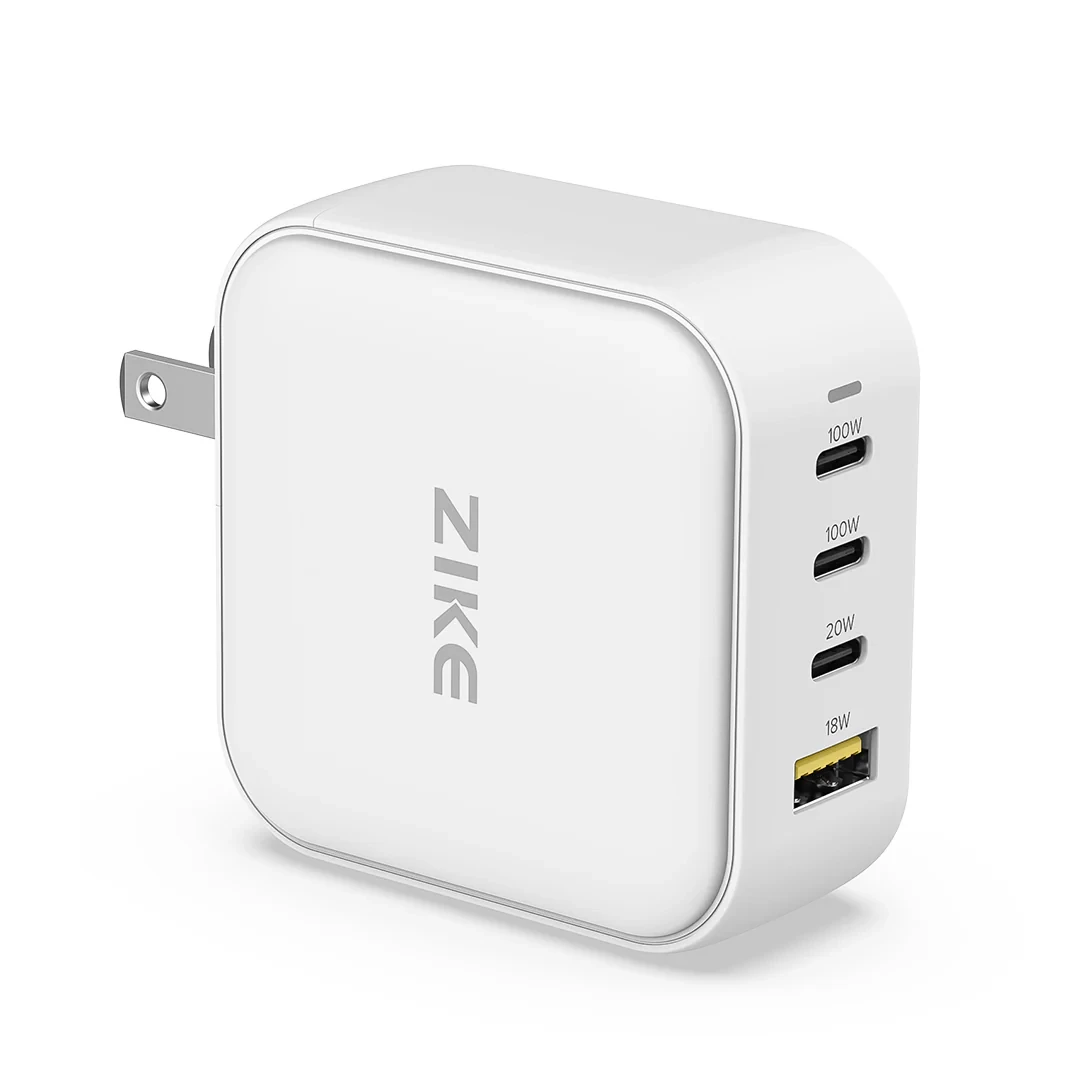 Зарядное устройство ZIKE 100 Вт GaN 4-портовое зарядное устройство - фото 4 - id-p116539647
