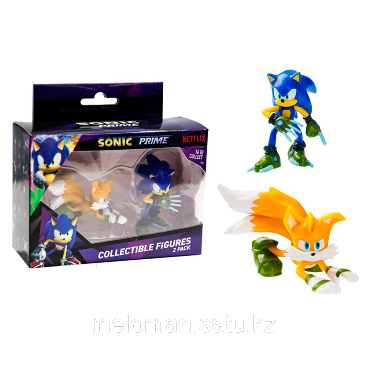 Sonic: Набор из 2х фигурок Соник и Тейлз 7,5 см - фото 1 - id-p116540412