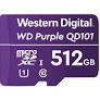Карта памяти для видеонаблюдения 512GB WD Purple MicroSDHC