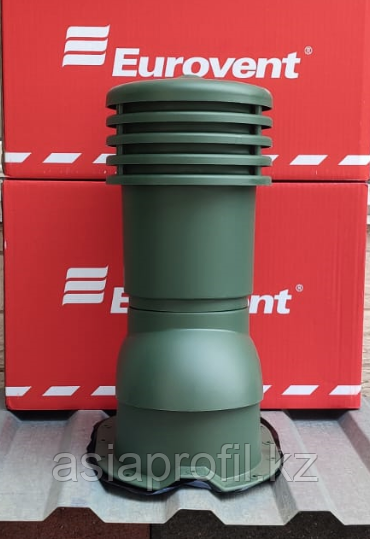 Вентиляционный выход для профнастила VENTOS X — T18  Ø150 мм Зелёный  RAL 6020