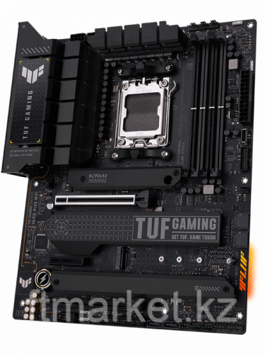 Сист. плата ASUS TUF GAMING X670E-PLUS WIFI, AM5, 4xDDR5, 2xPCI-E x16 , PCIe x1, 4xM.2, SATA, WIFI6E, BOX - фото 1 - id-p116457202