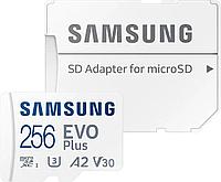 Карта памяти 256GB Samsung EVO Plus UHS-I microSDXC+Adapter