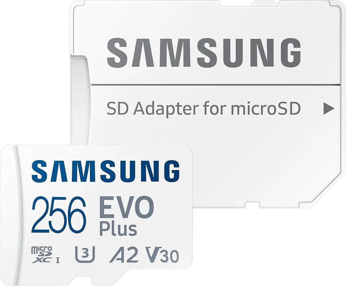 Карта памяти 256GB Samsung EVO Plus UHS-I microSDXC+Adapter - фото 1 - id-p116544264