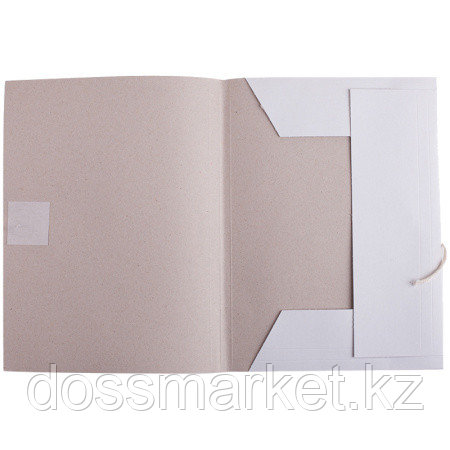 Папка с завязками OfficeSpace, А4 формат, картон, 220 гр, белая - фото 2 - id-p116544650