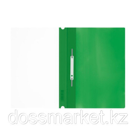 Папка-скоросшиватель СТАММ с перфорацией, А4, 160 мкм, зеленая - фото 4 - id-p116544791
