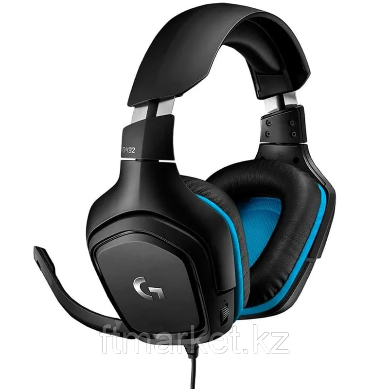 LOGITECH G432 7.1 Surround LEATHERETTE/USB /EMEA ойын гарнитурасы (981-000770), фото 1
