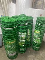 Решетка заборная в рулоне, 1х20 м, ячейка 83х83 мм, пластиковая, зеленая// Россия