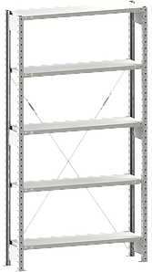 САМус стеллаж 2,5/1,0х0,4/300/5