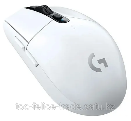 Мышка игровая беспроводная LOGITECH G305 LIGHTSPEED WHITE 12000dpi/BT/RGB/99g (910-005291) - фото 1 - id-p116457084