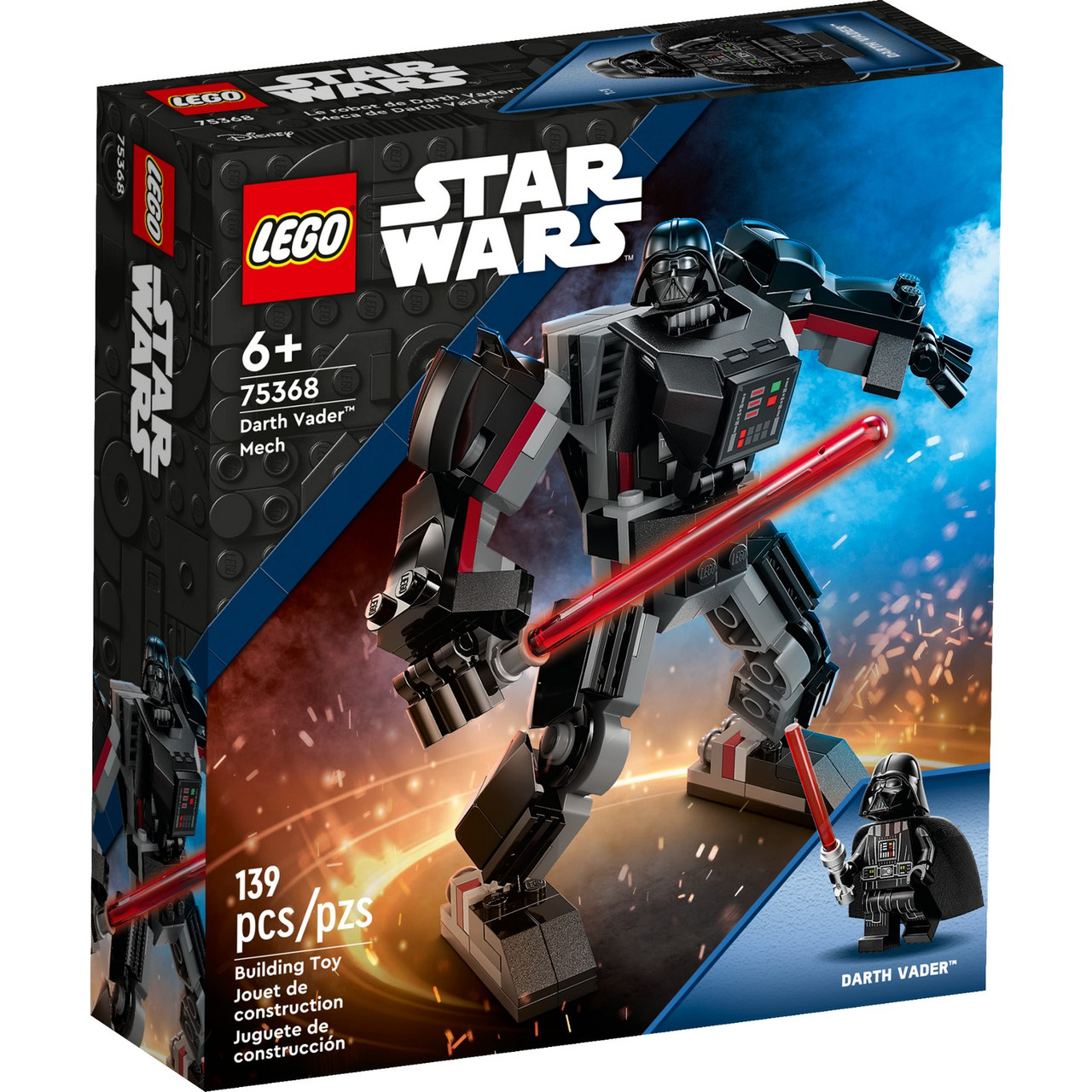 75368 Lego Star Wars Робот Дарт Вейдер Лего Звездные войны - фото 1 - id-p116411567