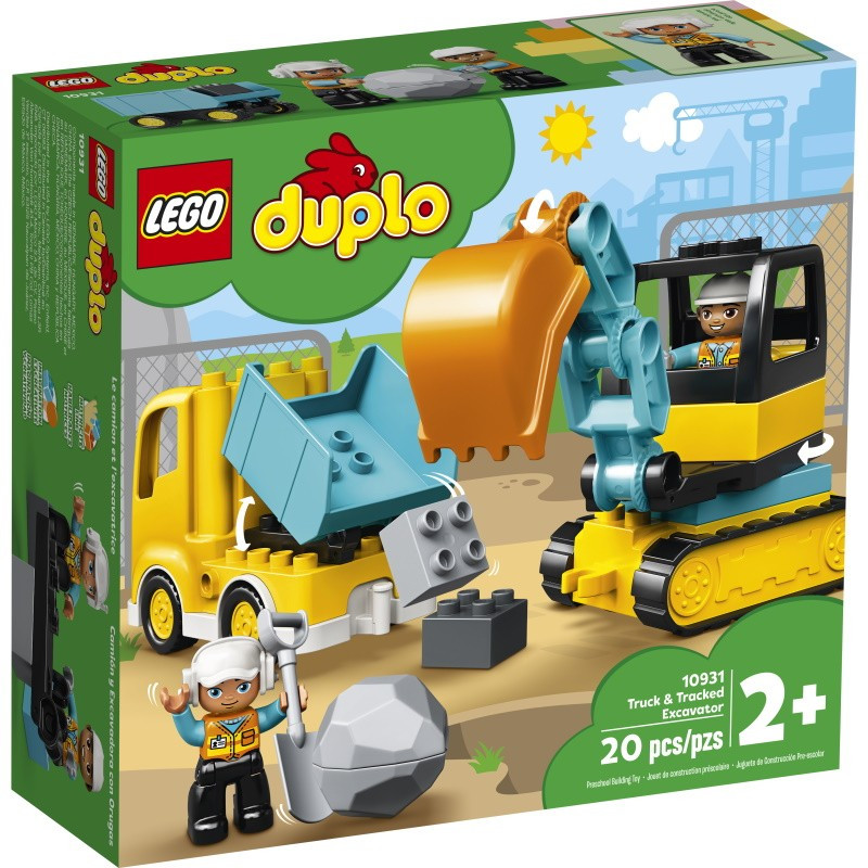 10931 Lego Duplo Грузовик и гусеничный экскаватор, Лего Дупло - фото 1 - id-p116281736