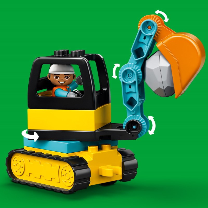 10931 Lego Duplo Грузовик и гусеничный экскаватор, Лего Дупло - фото 5 - id-p116281736