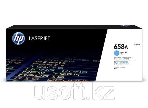 Картридж HP 658A лазерный голубой (W2001A)