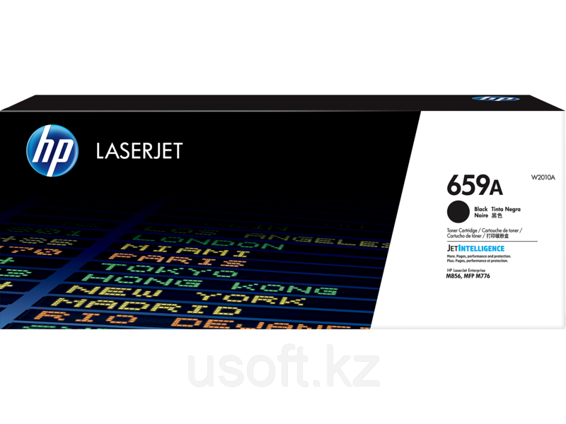 Картридж HP 659A (W2010A) для принтеров и МФУ HP Color LaserJet Enterprise M776, M856, черный