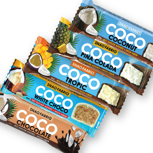 Батончик глазированный COCO, 40g, SNAQ FABRIQ Pina Colada - фото 1 - id-p113766988