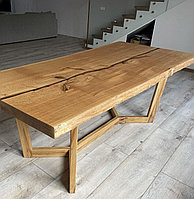 Столы и столешницы из слэбов карагача, дуба