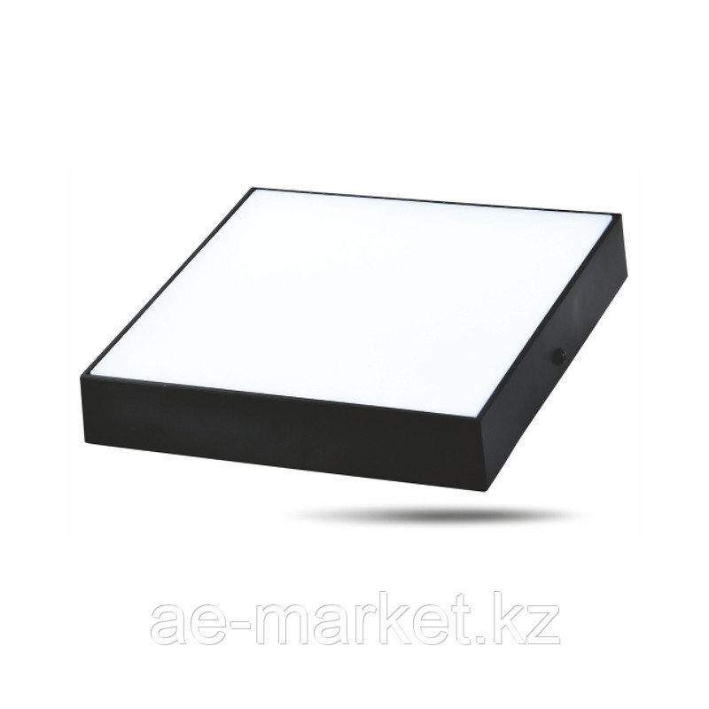 LED ДПО CITY K (черный) 48W 4800Lm 300x300x40 6500K IP20 MEGALIGHT (20)