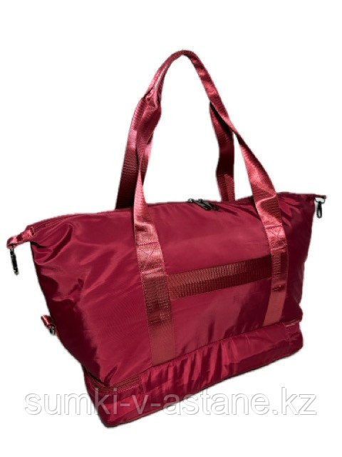 Дорожная сумка, женская "BoBo", ручная кладь, двойное дно. - фото 3 - id-p116551642