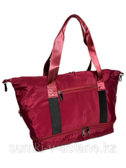 Дорожная сумка, женская "BoBo", ручная кладь, двойное дно. - фото 8 - id-p116551642