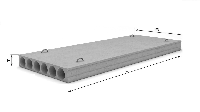 Плиты перекрытия многопустотные ПБ 76-15-8