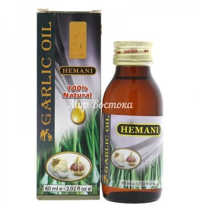 Масло Чесночное Hemani Garlic oil (60 мл), фото 1