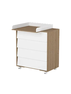 Детский комод Tomix Oswald , белый дуб