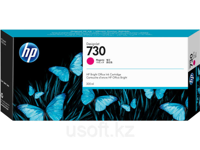 Струйный картридж HP 730 для HP DesignJet, 300 мл, пурпурный (P2V69A)