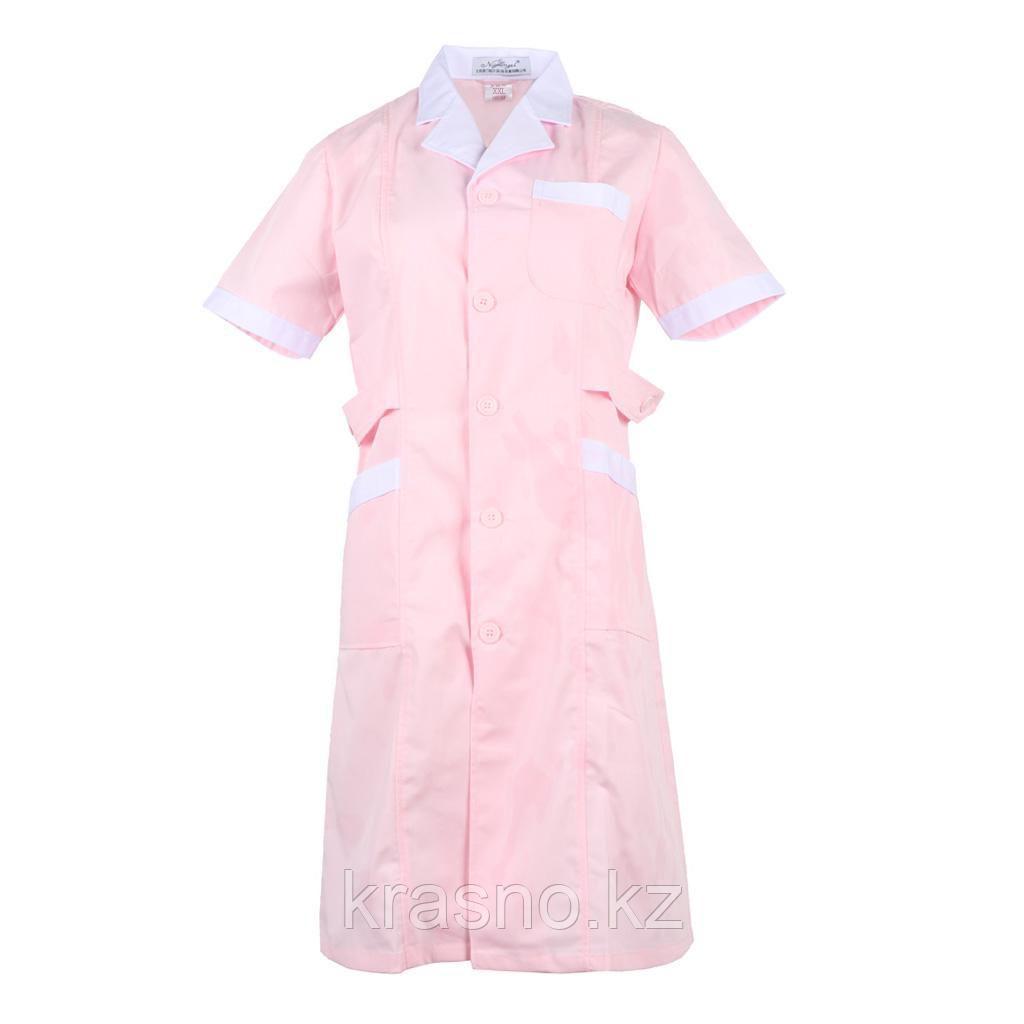 Халат косметолога TRCY Розовый S, M, L, XL, XXL