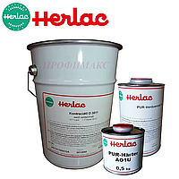 Пу лак 2-х компонентный пигментированный, (эмаль), шелковисто-матовый, Herlac (Herberts)