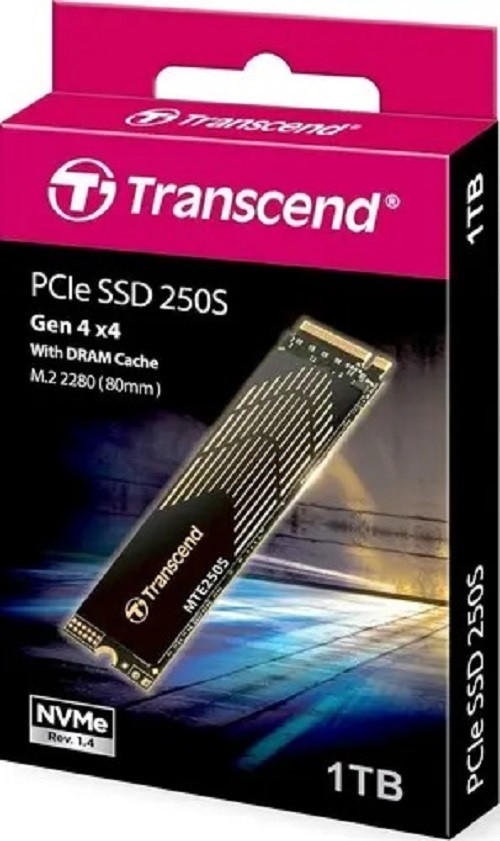 1000 ГБ SSD диск Transcend MTE250S (TS1TMTE250S) черный - фото 2 - id-p116555685