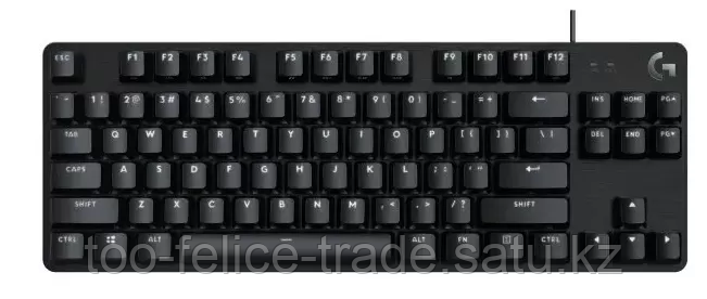 Клавиатура игровая Logitech G413 TKL SE BLACK/RUS/USB/N/A/INTNL/TACTILE SWITCH (920-010447) - фото 1 - id-p116457030