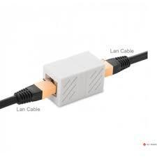 Разъем сетевой UGREEN NW114 RJ 45 Network Keystone Jack In-Line Coupler Female to Female 1pcs (White) 20311