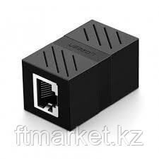 Разъем сетевой UGREEN RJ 45 Network Keystone Jack In-Line Coupler Female to Female 1pcs (Black) 20390 - фото 1 - id-p116367847