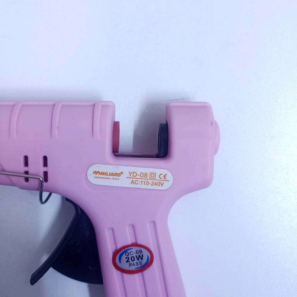 МИНИ Клеевой пистолет Hot Melt Glue Gun розовый - фото 7 - id-p116557099
