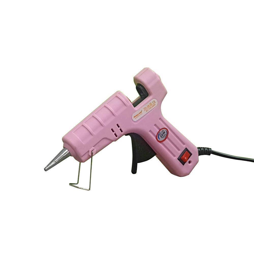 МИНИ Клеевой пистолет Hot Melt Glue Gun розовый - фото 2 - id-p116557099
