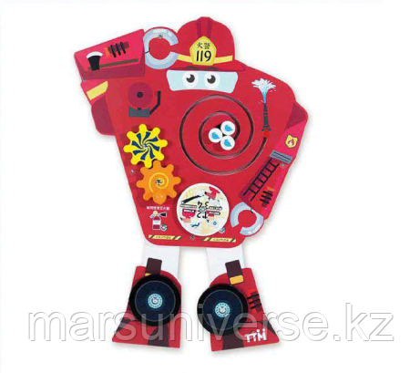 Робот - пожарный (Бизиборд) 43,3*60,4 см