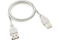 Кабель USB Type A - USB Type A Gembird CC-USB2-AMAF-75CM/300 0,75 м белый