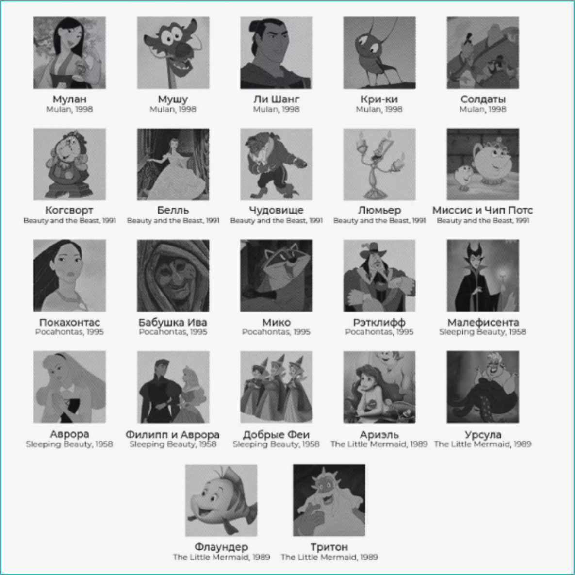 Раскраска Полоски-антистресс "Любимые герои Диснея Disney" - фото 2 - id-p116566031
