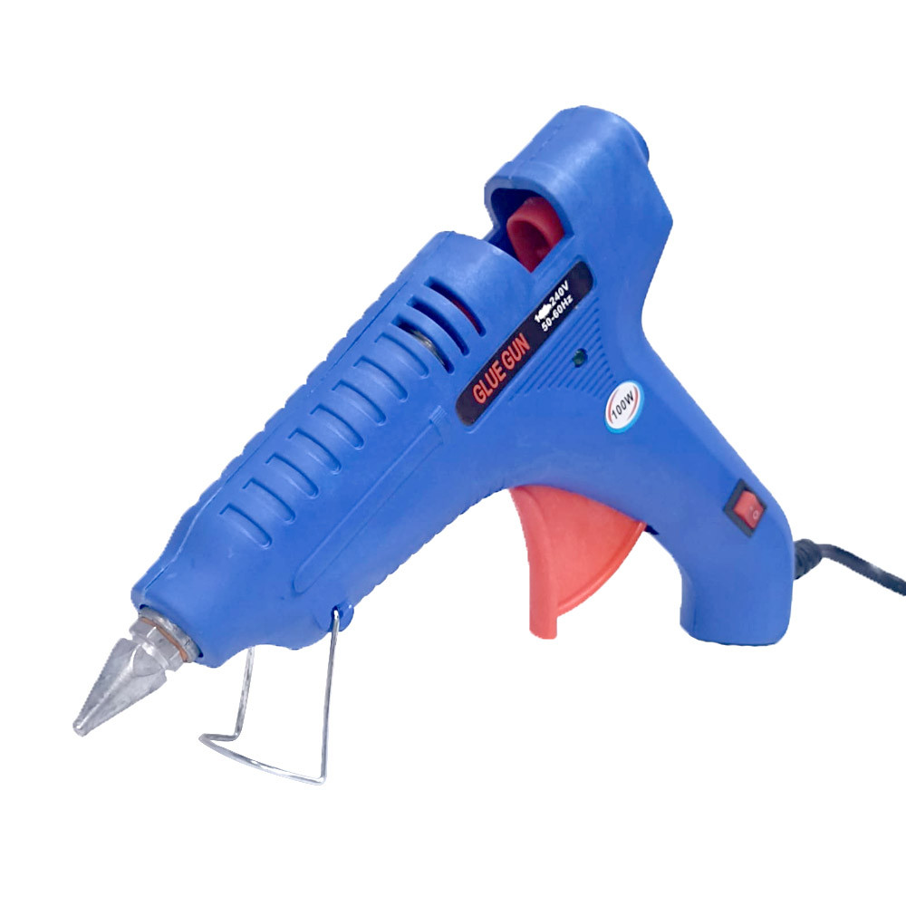 Клеевой пистолет Glue Gun 100 W (синий) - фото 2 - id-p49015254